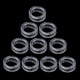 thumbnail image 4 of Tijeras de goma Zulema Paquete de 10 piezas Anillos de dedo Blanco, 4 of 8