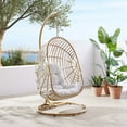 thumbnail image 4 of Modway Amalie Wicker Rattan Outdoor Patio Rattan Swing Chair, 4 of 9