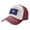 Dark Red, variant on Flag Of Guam Baseball Cap Distressed Adjustable Vintage Cotton Denim Hat for Women Men