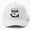 White, variant on Daddy Shark Baseball Cap, Father Ocean Character Graphic Design, Classic Everyday Hat