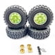 thumbnail image 1 of Llantas de plástico Bewildely 1/24 para coche Axial SCX24 modelo Verde, 1 of 6