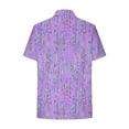 thumbnail image 4 of Lata de Agua para Plantas, Flores Casuales de Moda Y Plantas Impresas Camiseta de Manga Corta Top Hecha de Poliéster Ligero para Mujeres, Pantalones Cortos de Mujer, 4 of 4