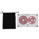 thumbnail image 1 of Reel to Reel Blank Sound Cassette Tape DIY Homemade 55 Minutes Aluminum Empty Cassette Tape for Music Recording Silver Frame Red Plate, 1 of 4