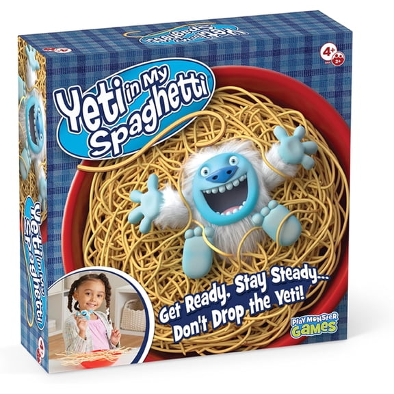 Yeti in My Spaghetti Board Game – Kids Games, Family Game, Multi-Player, Board Games for Family Night, Preschool Toys, Hand-Eye-Coordination Game, Don’t Drop Yeti, Ages 4 