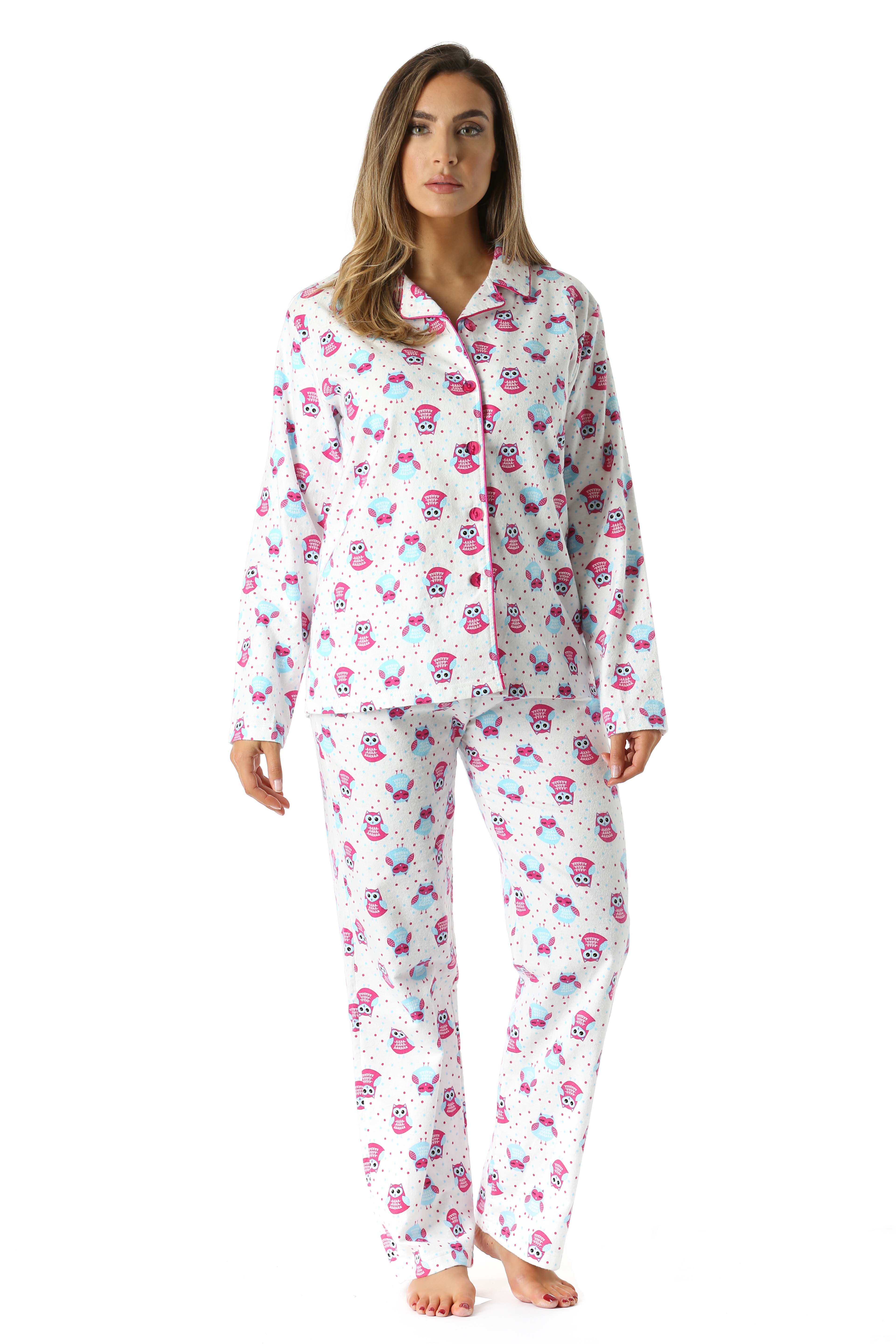 LADIES Dots And Dreams Character Twosies 2pc Pajama Set Grey Bunny