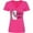 Hot Pink, variant on Inktastic Easily Distracted by Goats Cute Goat Women's V-Neck T-Shirt