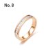 thumbnail image 4 of Anillo de cristal para mujer, joyería de mano de compromiso exquisita, círculo de Metal con diamantes de imitación, decoración de vestir Ropa, zapatos y accesorios Miscelánea Oro Talla 8 Guardurnaity AP014468-09, 4 of 6