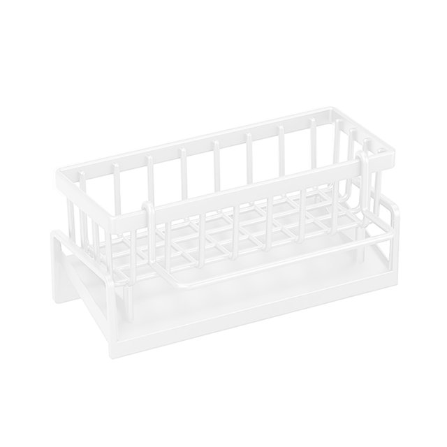 LCXmlly High quality ABS Drain Rack Kitchen Sink Dish Drying Rack Space Saving Draining Rack with Tilted Water Tray Organizer