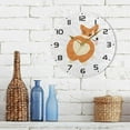 thumbnail image 7 of GZHJMY Cartoon Welsh Corgi Dog Wall Clock, 10" Silent Non Ticking Round Clock, Oil Painting Easy to Read Clock for Living Room Bedroom Bathroom Home Decor Holiday Gifts, 7 of 7