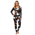 thumbnail image 3 of Halloween Family Matching Pajamas Sets, Halloween Family Leisure Loungewear, Pumpkin Ghost Holiday PJS Sleepwear, Seasonal Halloween Party Family for Home Relaxing Casual Daily Wear Indoor, 3 of 7
