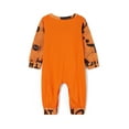 thumbnail image 6 of Halloween Pajamas Family Set, Bat Print Long Sleeve T-shirt with Pants, 6 of 9