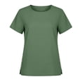 thumbnail image 3 of White Summer Crop Tops for Women Plus Size Blouses for Women Business Casual Shirts for Women Trendy Y2K, 3 of 7