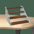 thumbnail image 4 of Soporte de Exhibición de Madera Acrílica de Varios Niveles, Estante Elevador para Cupcakes, Modelo de Coche de Juguete Resistente, Accesorio de Exhibi 4 niveles Hugo Soporte de esmalte de uñas, 4 of 8
