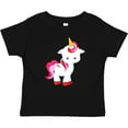 thumbnail image 3 of Inktastic Cute Little Unicorn With Red And Pink Mane, Hearts Girls Baby T-Shirt, 3 of 5