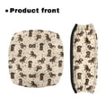 thumbnail image 2 of HELLHERO Waterproof Seat Back Cover Walker Rollator Seat Back Cover Dachshund Paw Prints for Unisex Dust Proof Easy to Clean, 2 of 7