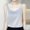 Grey, variant on SNKSDGM Female Tank Top for Women Pack White Lace Tank Tops for Women Pack Womens Silk Satin Camisole Tank Tops V Neck Spaghetti Strap Blouses Back Sleeveless Shirt S