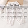 thumbnail image 3 of Kilaqueen Toddler Baby Breathable Cotton Pants Elastic Waist Anti-Mosquito Long Pants with Cuffed Ankles Cute Print Summer Fall Long Pants 6M-12Y, 3 of 3
