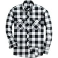 thumbnail image 1 of Chemise Décontractée en Flanelle à Carreaux pour Hommes, 1 of 7