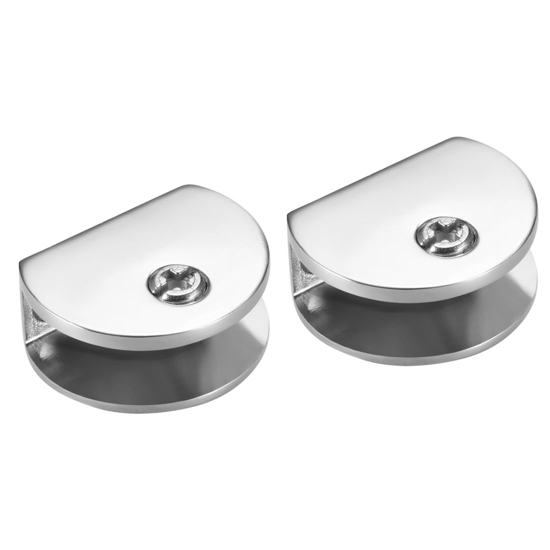 Uxcell Zinc Alloy Oval Closet Rod End Supports Wardrobe Rod Flange Bracket Support Fit Rod Dia