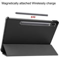 thumbnail image 3 of KOMI Case for Samsung Galaxy Tab S9/ S9 FE 5G with Tempered Glass Screen Protector, Tri-Fold Stand, Multi-Angle Viewing, Smart Cover Auto Wake/Sleep Case for Galaxy Tab S9 FE 10.9"/ S9 11", 3 of 5
