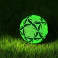 thumbnail image 4 of Guardoinrt PU Standard Size Luminous Football Illuminate Skills On Field Wide Application Football Training hexagon Size 5, 4 of 6