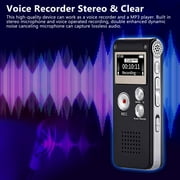 Electronicstar Voice Activated 8GB Mini Portable Tape Dictaphone Voice Recorder