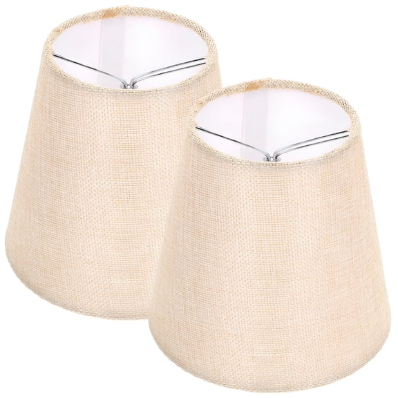 HIBIBUD 2pcs Clip-on Bulb Fabric Lamp Shade Table Lamp Shade Modern Lamp Shade Floor Lamp Shade