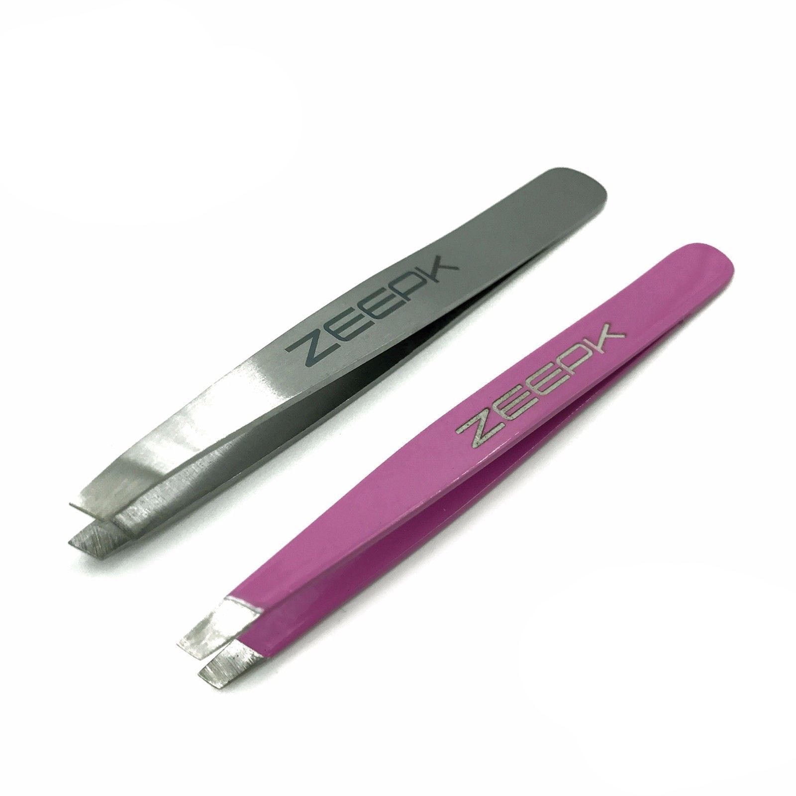 PROFESSIONAL EYEBROW TWEEZER PLUCKER HAIR REMOVING TOOL SLANTED TIP 2