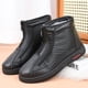thumbnail image 3 of Zapatos de mamá de invierno con forro polar, gruesos, cálidos, impermeables, con suela suave, antideslizantes y acolchados de algodón para mujeres de mediana edad y mayores, 3 of 5