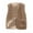 Beige, variant on Boys Girls Winter Fuzzy Vests Kids Fleece Zip up Cute Soft Warm Waistcoat Outwear Jackets Gilet with Pockets 7Y