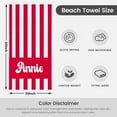 thumbnail image 3 of Personalized Beach Towel for Kids & Adults with Name 400GSM Custom 100% Microfiber Pool Towel Ultra Absorbent Super Soft Towels Personalized Gift for Women Men, 3 of 8