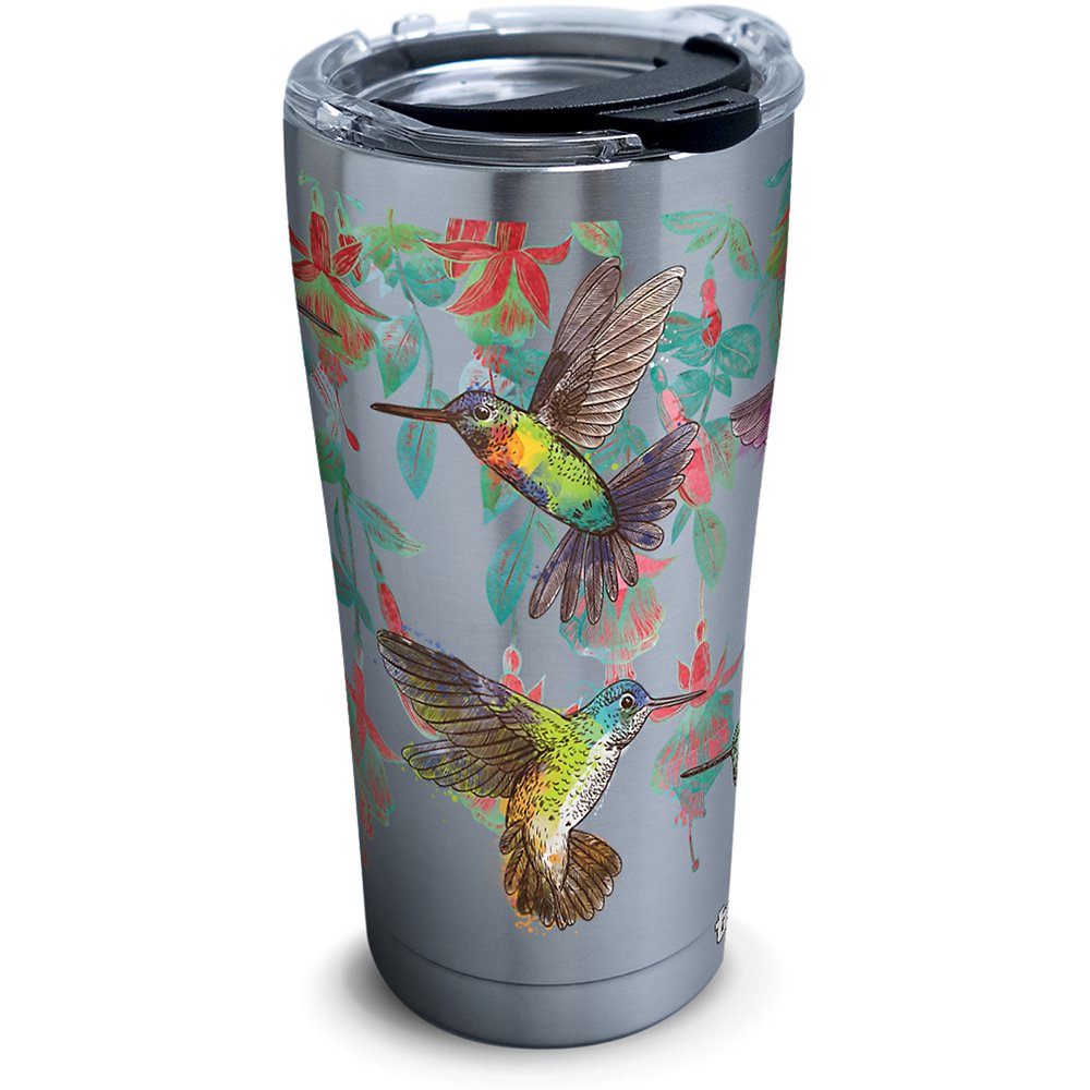 Tervis Triple Walled Colorful Hummingbirds Insulated Tumbler Cup Keeps