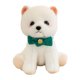 thumbnail image 1 of Peluche de perro blanco para decoración de sala de estar, cumpleaños infantil. diseño verde, 1 of 9