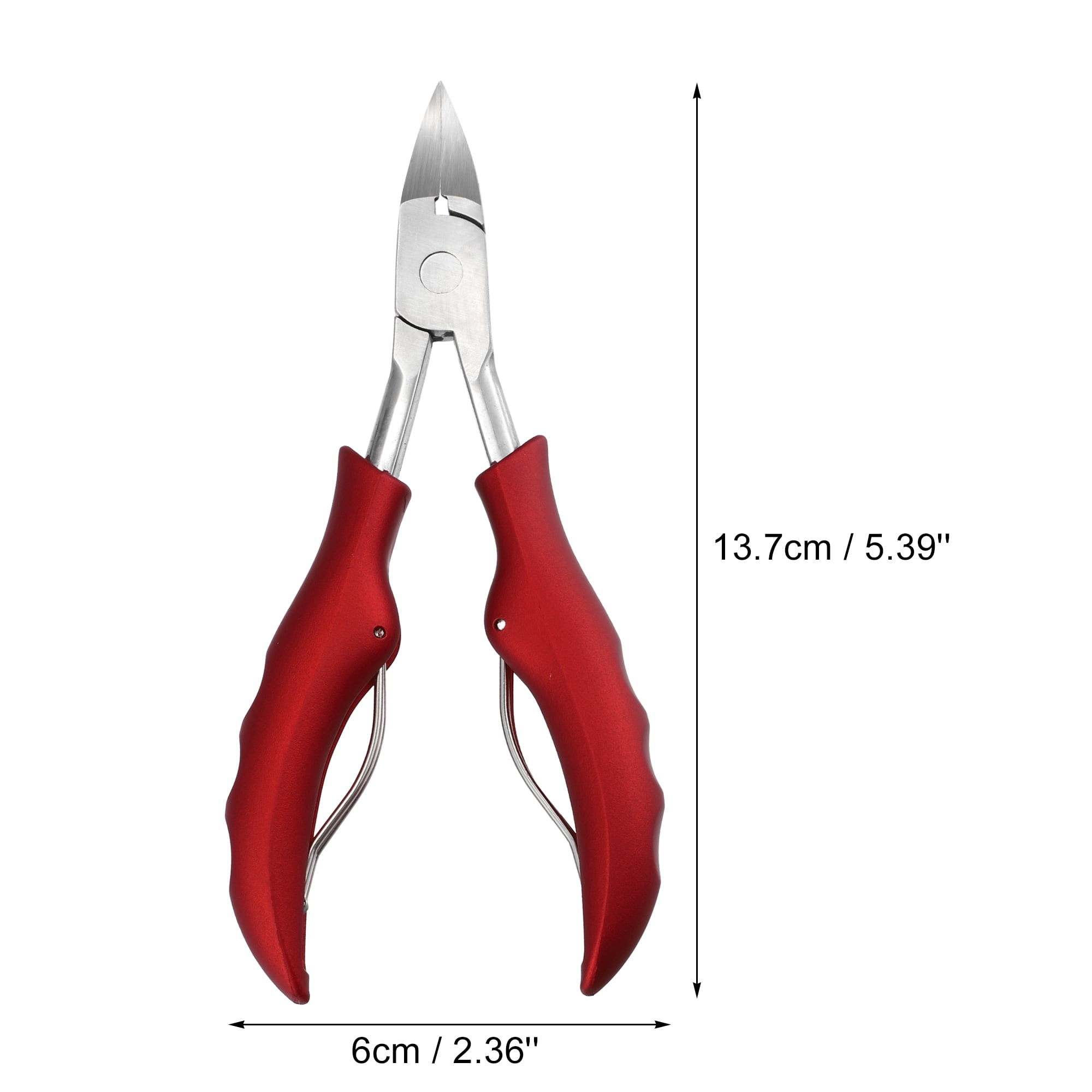 Unique Bargains Toe Nail Clippers Professional Nail Clippers Kit for Travel or Home Red