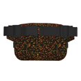 thumbnail image 3 of Fotbe Color Music Cangurera Cuadrada con Estampado de Doble Capa, Bolsa de Cintura Ajustable Mini para Hombres y Mujeres, 3 of 9