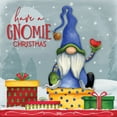 thumbnail image 2 of Mollie B. 15x15 White Modern Wood Framed Museum Art Print Titled - He Gnomes if Youve Been Bad, 2 of 4