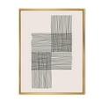 thumbnail image 1 of Designart Minimal Geometric Compostions Of Elementary Forms XIX FLOAT FRAME WALL ART, 1 of 4