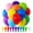 A, variant on 100 Pack 12 Inch Latex Balloons with Ribbon, Bright Colored Round Helium Balloons for Birthday Party Decoration, Arch Garland, Wedding Engagement, Balloon Centerpiece