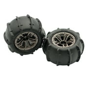 Wesracia Car For XLH Spare Spare Part Wheels Q901 Parts 1/16 Scale RC Tire 2PCS Car Model