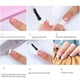 thumbnail image 5 of Uñas postizas, uñas postizas, regalos para mujeres, extensiones de uñas, uñas postizas, uñas francesas, uñas postizas, 100 uñas francesas en forma de media luna, uñas artísticas, cosméticos, 5 of 5
