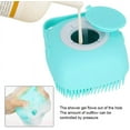 thumbnail image 4 of Pet Shower Brush, Soft Rubber Bath Brush for Dogs, Deshedding Massage, Blue, 4 of 5