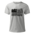 thumbnail image 2 of kpoplk Mens Slim Fitted Casual Short-Sleeve T-Shirts Contrast Color Stitching Tee(Grey,XL), 2 of 5
