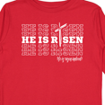 thumbnail image 4 of Inktastic He is Risen Mirror Words Boys or Girls Long Sleeve Toddler T-Shirt, 4 of 5