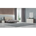 thumbnail image 5 of Whiteline Berlin High Gloss Chestnut Grey Queen Bed BQ1754-GRY/LGRY, 5 of 7
