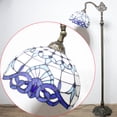 thumbnail image 5 of Tiffany Floor Lamp 64" Tall Baroque Industrial Pole Vintage Boho Stained Glass Standing Corner Bright Reading LED Light Arched Rustic Gooseneck Adjustable Living Room Kids Bedroom Farmhouse WERFACTORY, 5 of 5