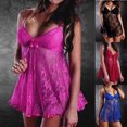 thumbnail image 2 of Babibeauty Sexy Women's Lace Nightgown Sleepwear Nightdress Lingerie Night Dress Plus Size, 2 of 4