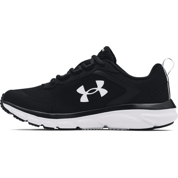 Zapatos Under Armour Charged Assert 9 para mujer, negro/blanco