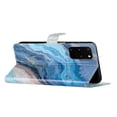 thumbnail image 2 of Nalacover Wallet Case for Samsung Galaxy S20 Plus with Painting Pattern PU Leather Magnetic Kickstand Flip Folio Cover, Card Slots Holder Soft Silicone Shockproof Protective Case, Blue Marble, 2 of 8