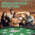 thumbnail image 7 of Avawing Foldable, Octagon 8 Players Texas Holdem Poker Table, Green, 7 of 7