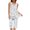 White, variant on LOVZFMLL Pajama Sets for Women 2 Piece Polka Dot Ruched Sleeveless Tank Tops and Capri Pants Lounge Sets Comfy Soft Sleepwear Loungewear